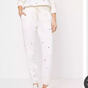 NWT Petite STAR Lou & Grey Star Terry Sweatpants